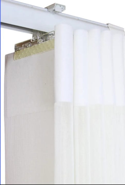 Pack de 2 Cortina Roller Vertical Blanca  Medida total : 120x230