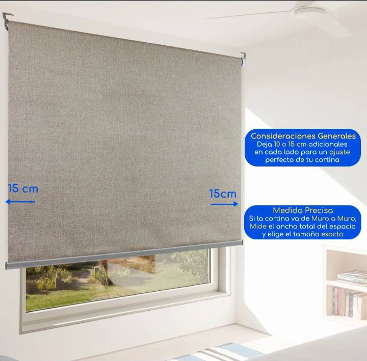 Cortinas Roller  blackout simple 90X200
