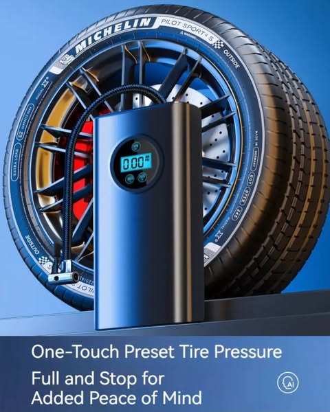 Mini Compresor Recargable, Ideal para Autos, Bicis y Emergencias  🚚 ¡ENVIO GRATIS !