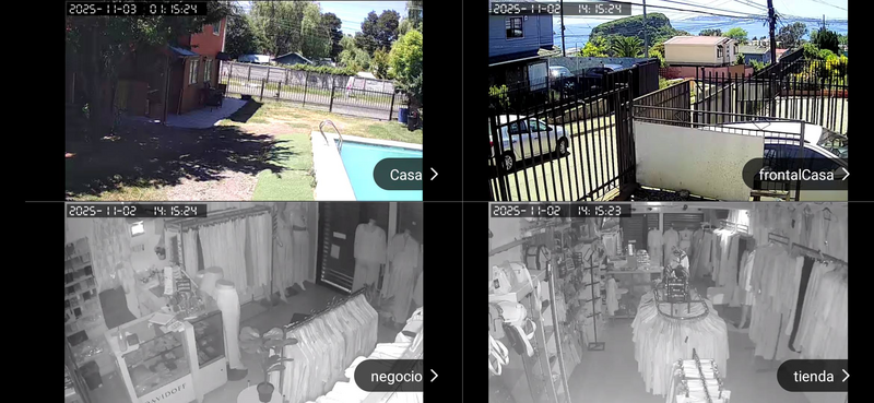 camaras de seguridad wifi  exterior impermeable