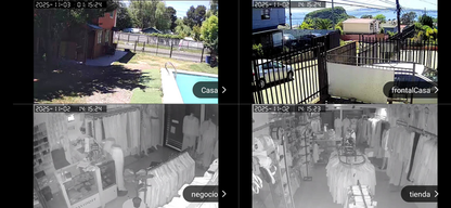 camaras de seguridad wifi  exterior impermeable